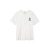Timberland Letter Print Crew Neck Casual Short Sleeve T-Shirt Unisex Tops White A42Q5-CR3
