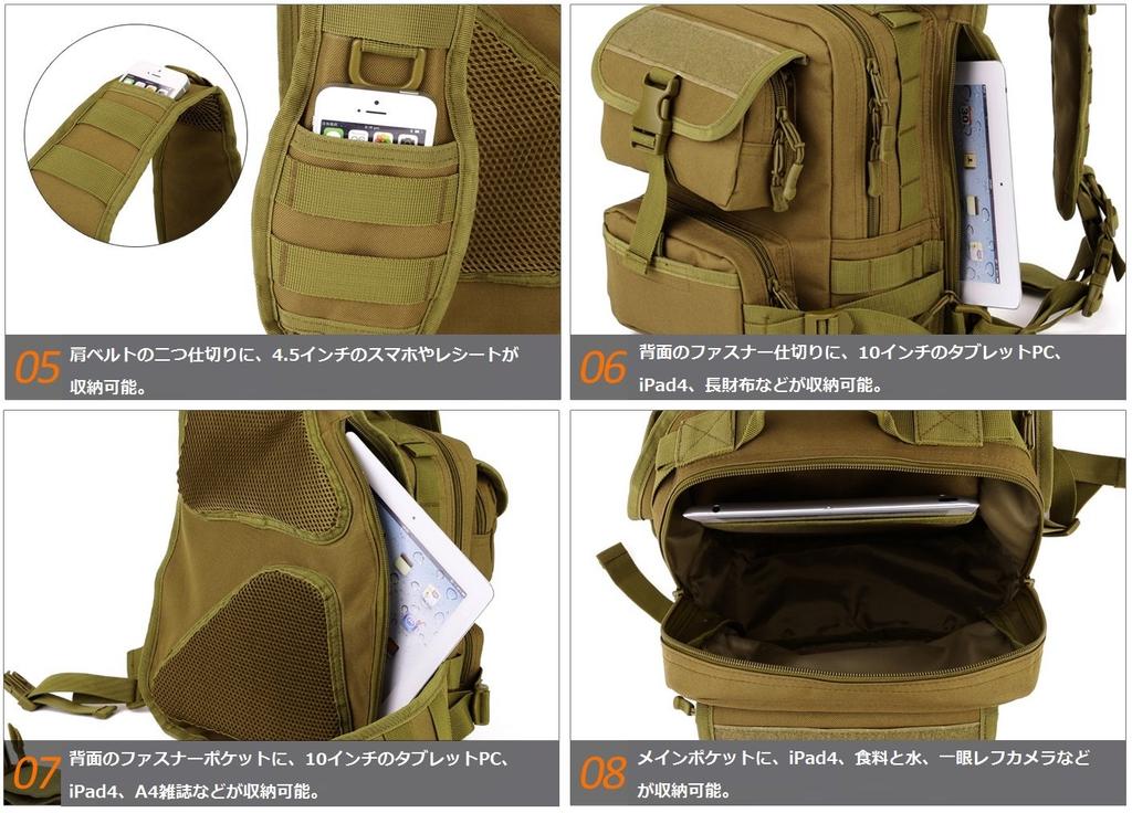 PHOENIX IKKI Ranger Bag with Various Available in 6 Molle Ideal for Overnight and Outdoor Crossbody Camera Brown Pockets, Colors, Camouflage,