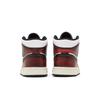 Air Jordan 1 Mid SE 'Wear-Away' (Unisex) Black / White / Sail / Infrared 23 Vintage Basketball Shoes DV9565 006