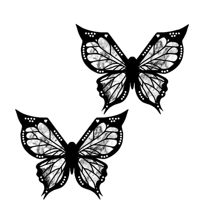 AEE2-Butterfly Stencil For Eyeliner, Butterfly Eyeliner Stencil, Butterfly Eye Makeup Stencil, Butterfly Stencil Works