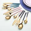 HANYANG Stainless Steel Tableware Family Hotel Supplies Steak Knife, Fork and Spoon Set Western-style Tableware