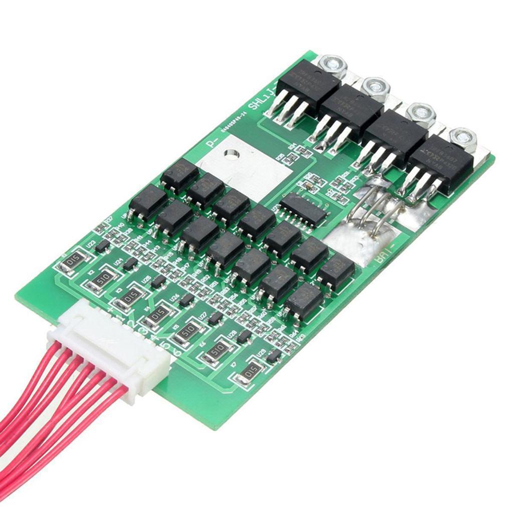 7S Cell 24V 20A 18650 Li-ion Lithium Battery BMS Protection Board With Balancing