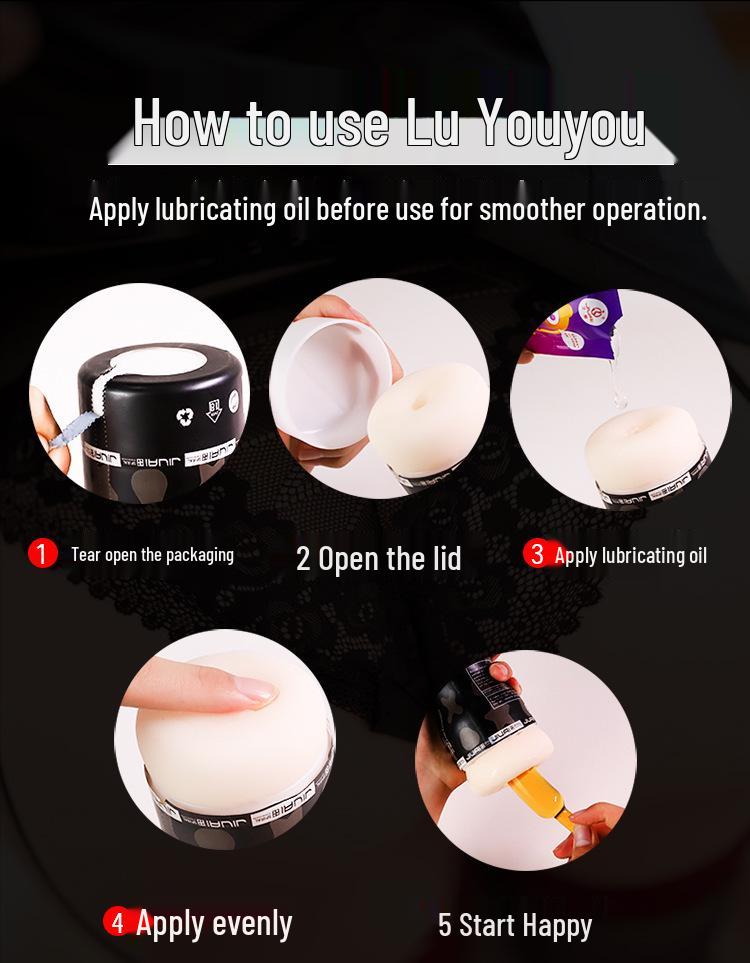 Long Love Manual Cannon Aircraft Cup for Men's Adult Exercise Masturbation.