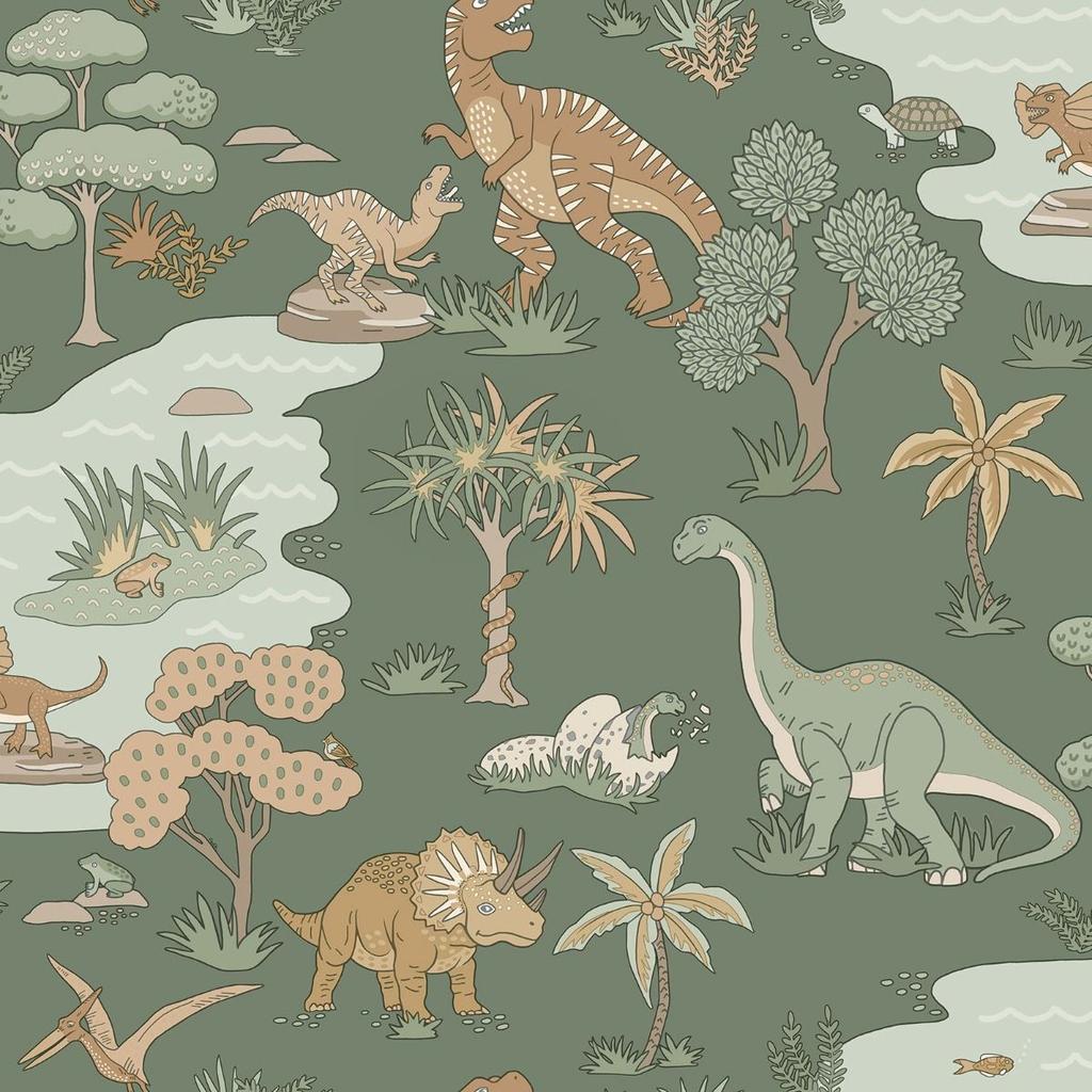 Holden DÃ©cor Dino Zoo Textured Wallpaper