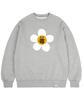 Graver [Unisex] Tyl Big Flower Smile Logo Sweatshirt_Gray