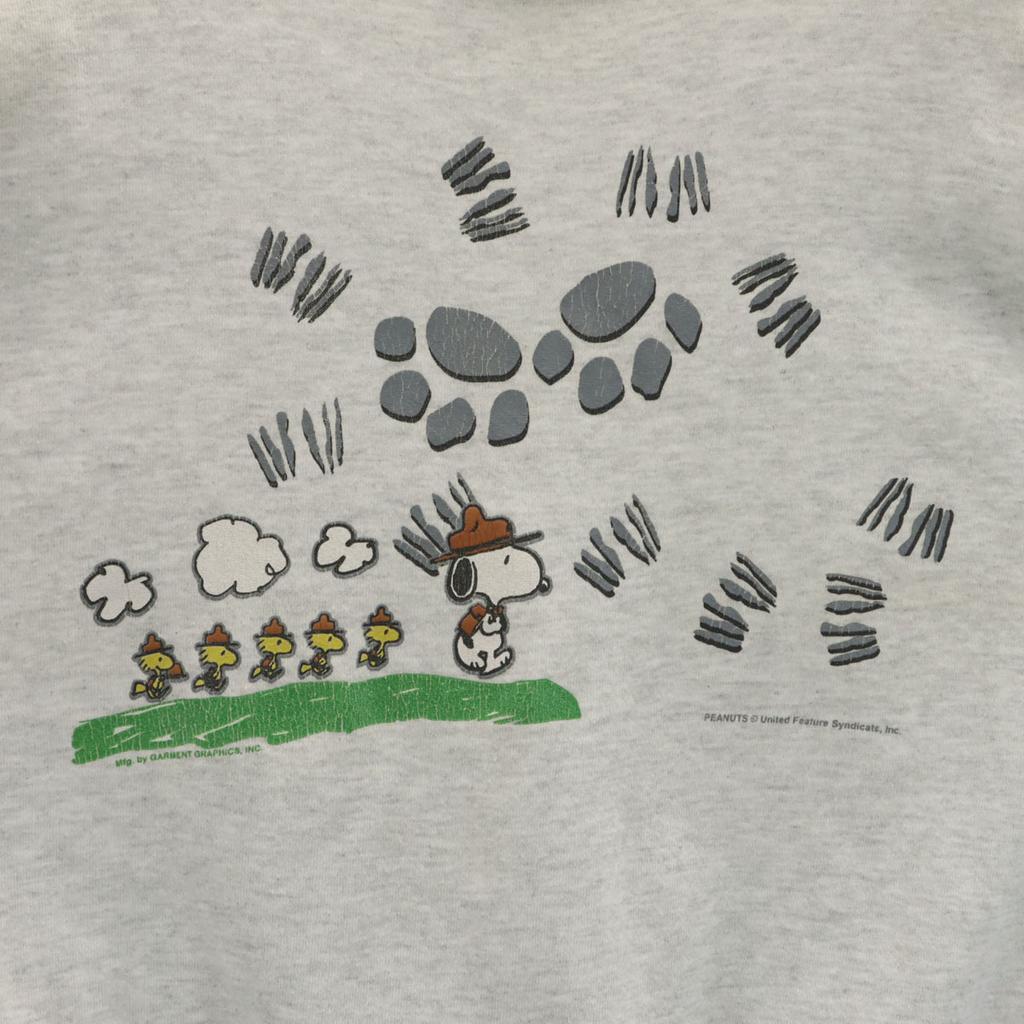 JERZEES 80s 90s Made in USA Old Snoopy Long sleeve sweat trainer L SNOOPY Men's Used