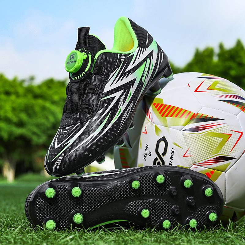 Hot Selling spring Balanced Lightweight Childrens Football Shoes Breatha Anti Slip Sports Shoes Daily Nail Shoes That Fit Snugly