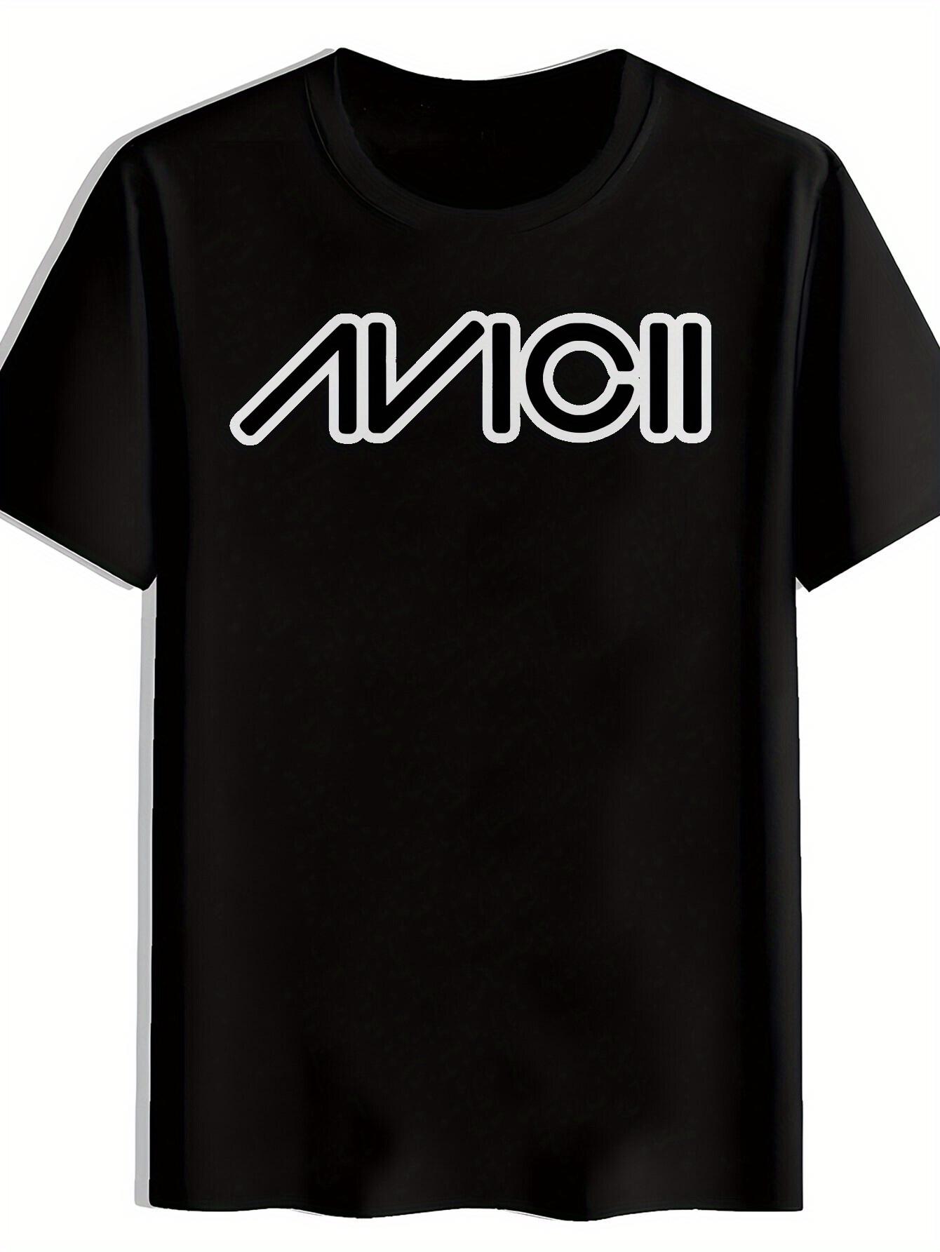 Vintage Rock Band Graphic T-shirt - Black Short Sleeve Crew Neck Tee with OASI-A Design M