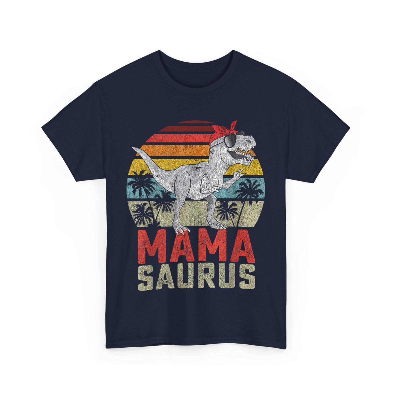 T-Rex Mamasaurus Shrt Dinosaur Lovers Mama Saurus Mothers Day Women Shirt S