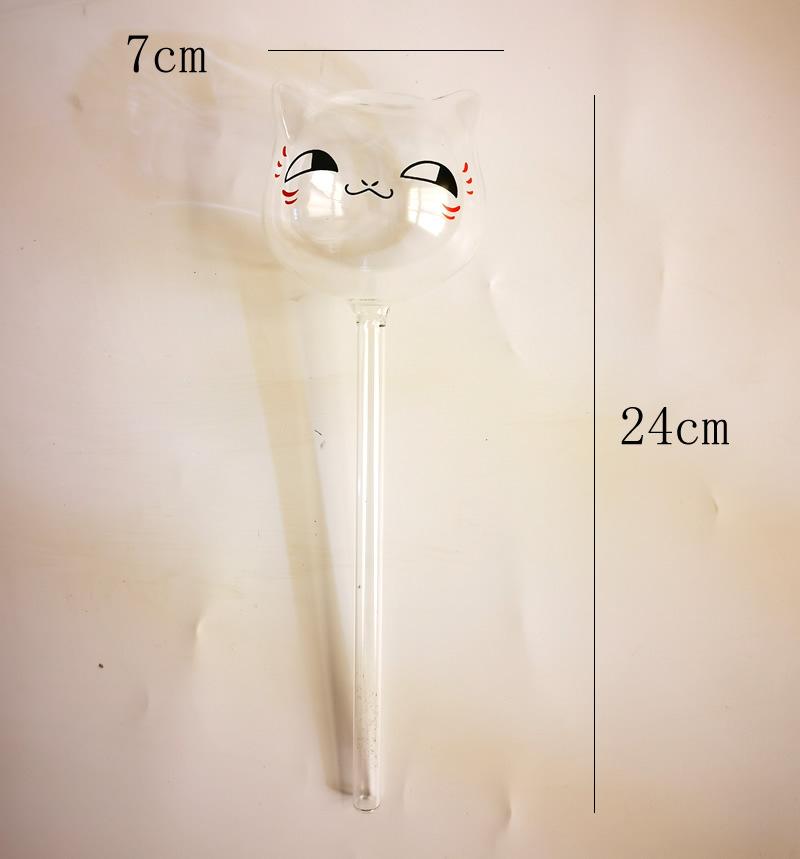 Automatic Plant Watering Bulbs Cat Shaped Self Watering Globes Devices Clear Glass Plant Water Bulbs Plant Self Watering System