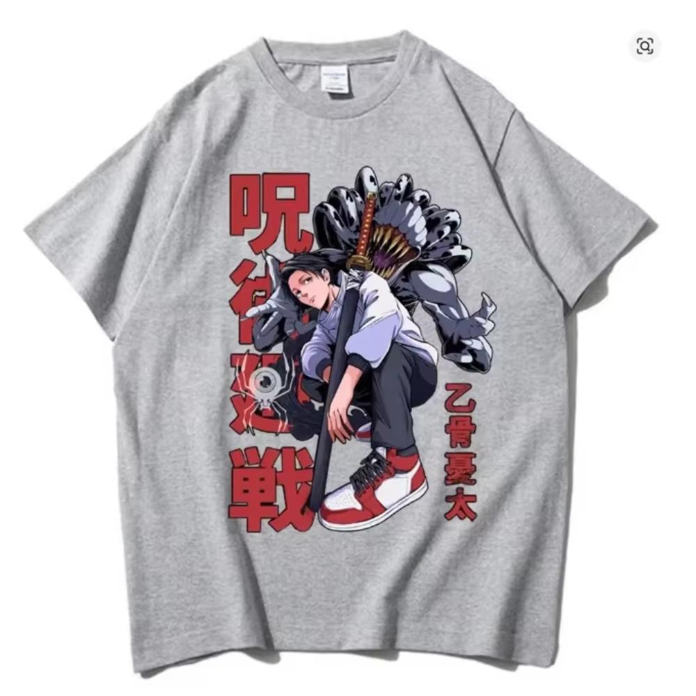 Okkotsu Yuta Plus Size Tshirt Harajuku Unisex Casual Tshirts Unisex Women Casual Anime Shirt Streetwear Yk Tops Unisex Clothing