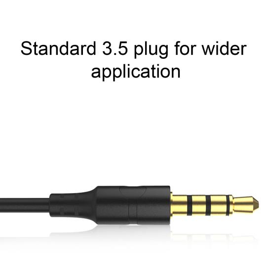 Wired Earphone Ear-hook with Microphone 3.5mm Ports Not In-ear Wire Phone Headset Sports Supply