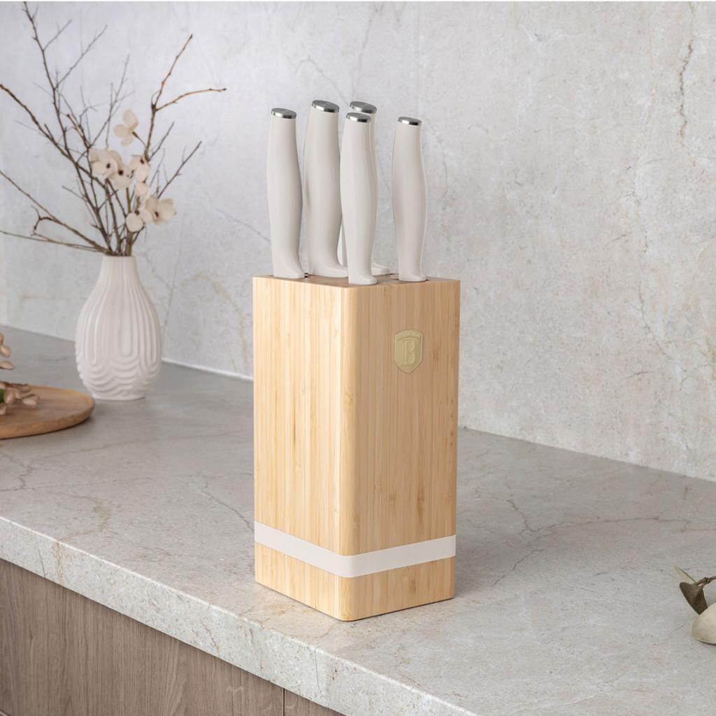 Berlinger Haus Bh-2973 Sahara Knife Set In Bamboo Block