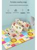 Huaying Foldable Thickened Infant Crawling Mat - Children's Foam Floor Mat with Edging