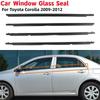 Car Side Window Weatherstrips Window Moulding Trim Seal Strip For Toyota Corolla 2009-2012