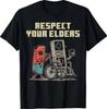 Gamer Controller Respect Your Elders Funny Men Boys T-Shirt