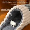 Cotton Slippers for Men, Autumn and Winter Thick Soled Anti Slip Home Wholesale, Warm Indoor Plush Cotton Slippers for Women