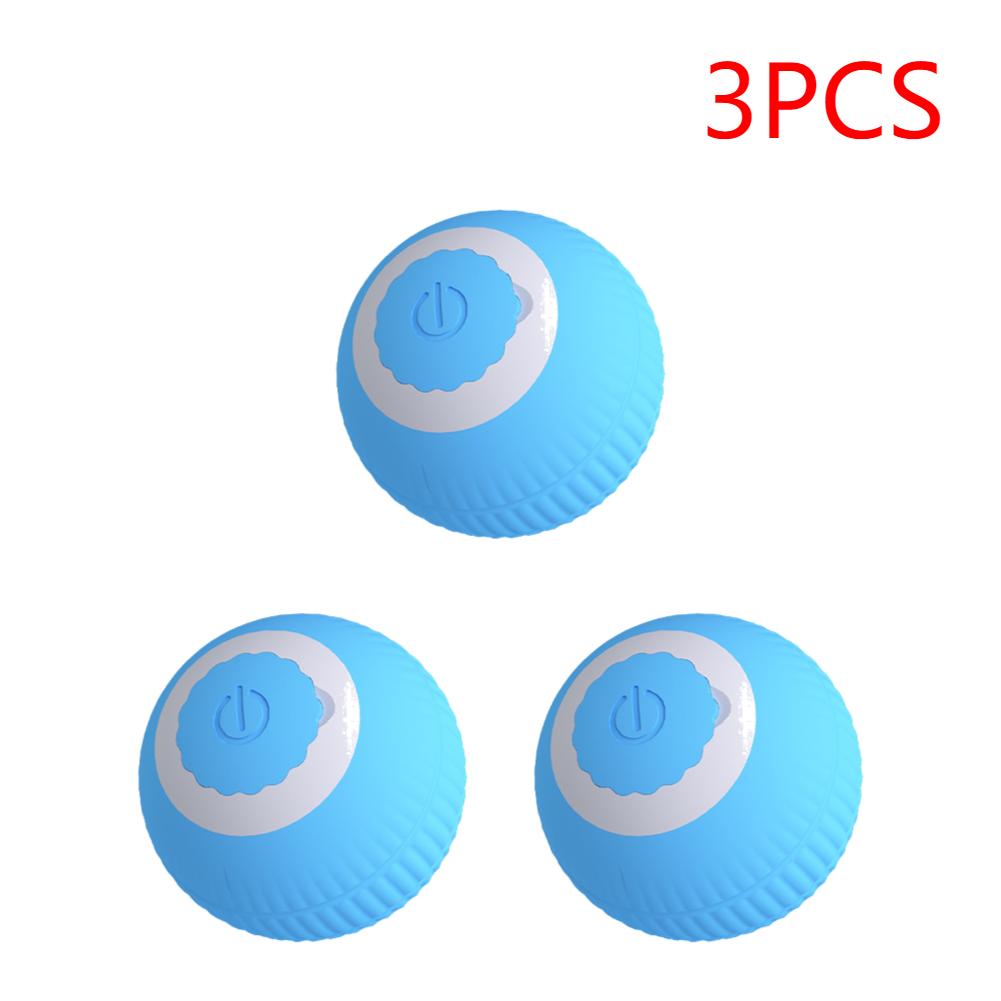 Smart Cat Toys Rolling Ball Rechargeable Electic Interactive Toys for Cats Training Self-moving Funny Puppy AccessoriesPet Toys