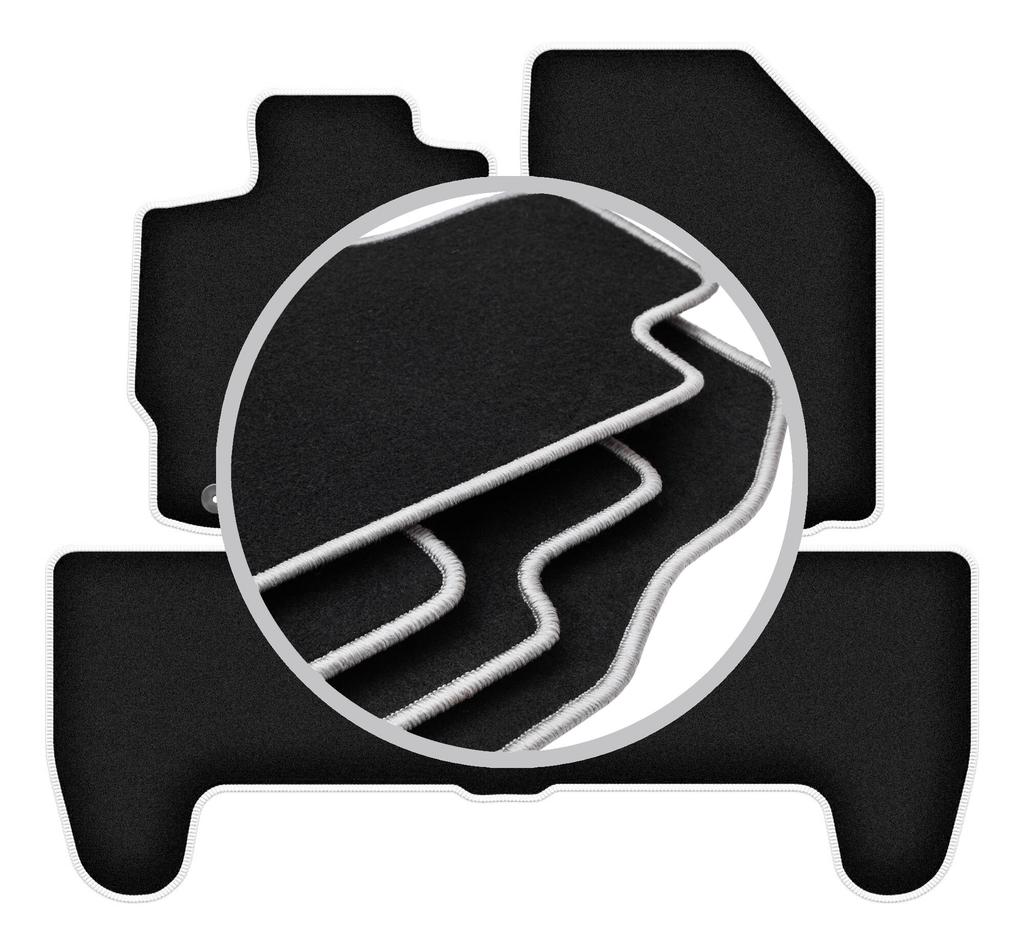 CARLUX-SILVER car mats for: Toyota Yaris II hatchback (2005-2011)