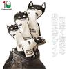 Golf Head Cover Driver 440cc 460cc Holz Utility UT Cover Putter Cover Wasserdicht Akita Inu (Akita Schwarz, Pin-Typ)