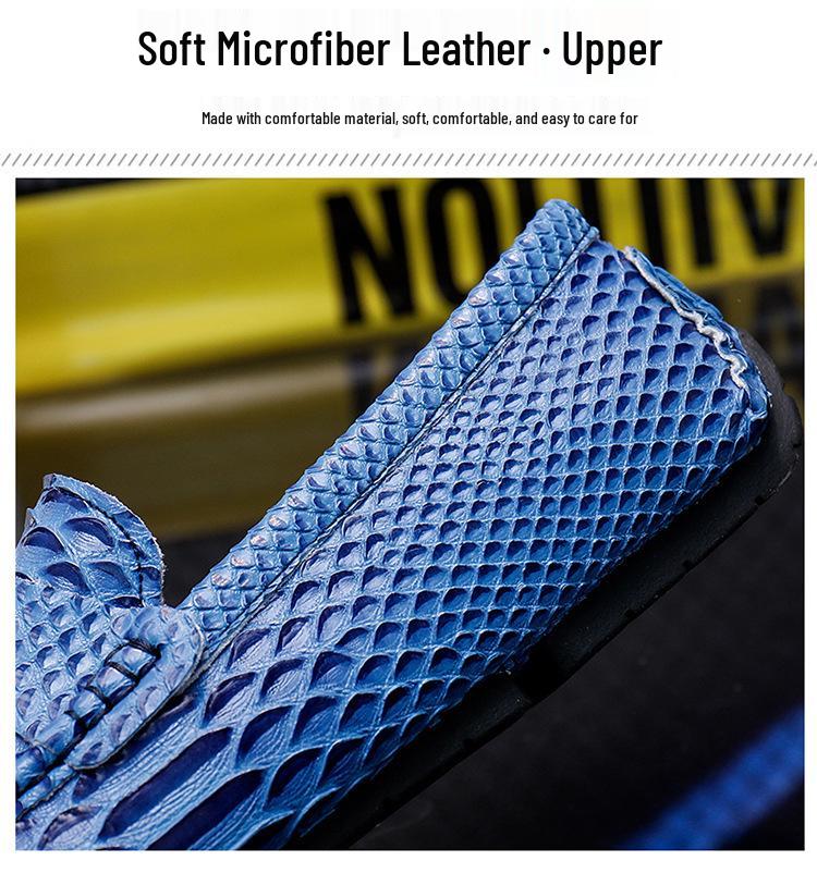 Cross2023 Men's Tassel Slip-on Loafers: Spring/Autumn Fashion, Large Size Outdoor Driving Shoes