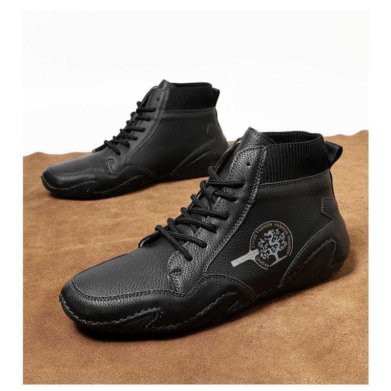 Men's Boots Large Men's Shoes High Top Men's Casual Shoes Boots