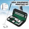 Outdoor Indoor Golf Putter Gift Set Putting Cup Hole with Detachable Putter Ball Office Home Travel Putting Practice Tool Kit