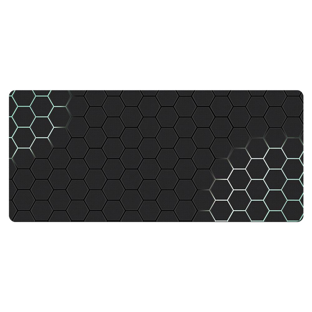 300x700x2mm Large Mouse Pad Honeycomb Pattern Anti-skid Rubber Desktop Mat