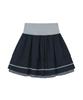 Baup Lace Shirred Skirt [Navy]