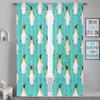 Herdesings Penguin Sheer Tulle Curtains Animal Chiffon Drapes 2 Panels Window Curtain for Living Room Bedroom Kitchen Decoration