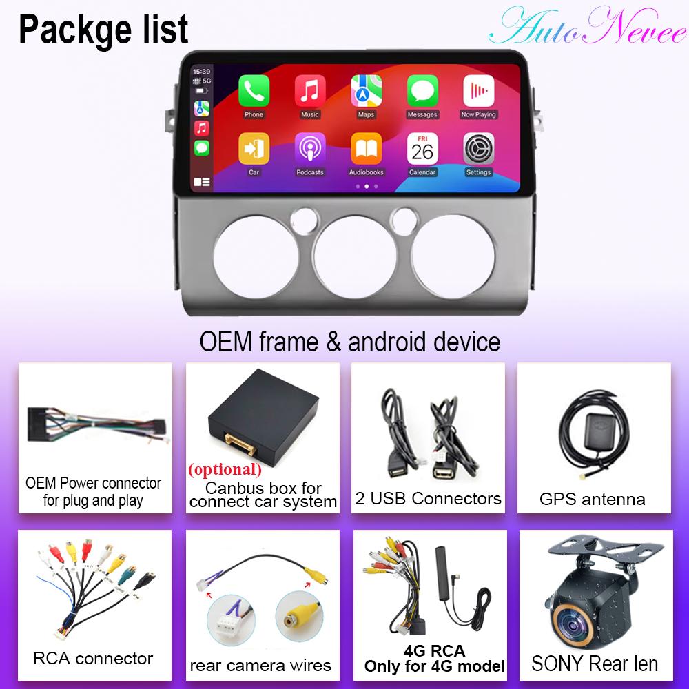 12.3 Inch Android 14 For Toyota FJ Cruiser J15 2006 - 2020 Head Unit All In One Car Radio Multimedia Navigation QLED Universal