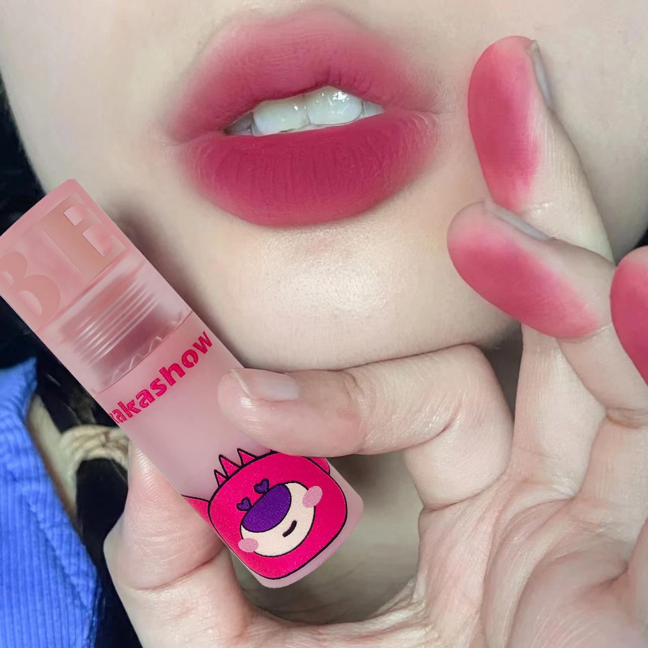 

Strawberry Bear Матовая бархатная помада для губ: Модная отбеливающая помада для студентов и влиятельных людей null синий