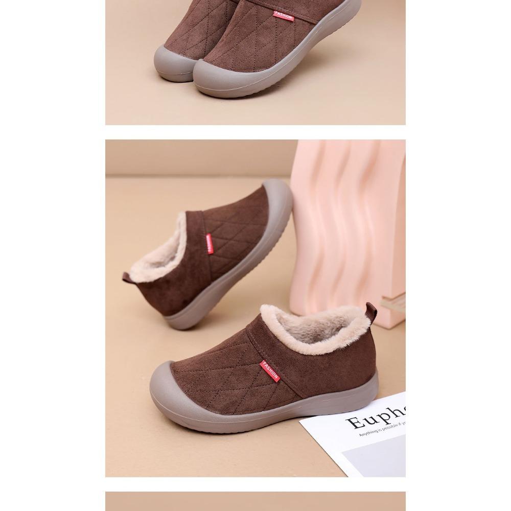 Damen Winter Schneestiefel Fleecegefüttert Dicke Weiche Sohle Warm Bequem Freizeit
