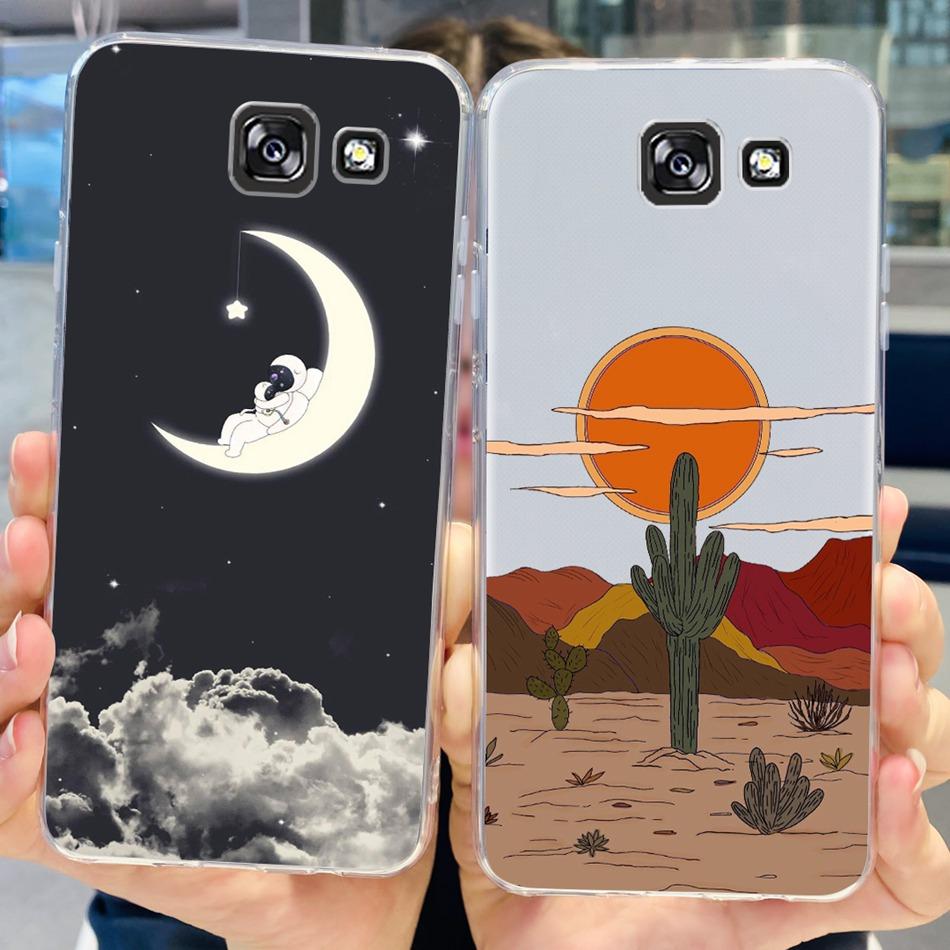 Stilvolle Blume Schmetterling Handyhülle Für Samsung Galaxy A5 2017 A520F Weiche Silikon TPU Hülle Für Samsung A5 2015 2016 A500 A510F