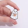 White Ghost Adventurous Chest Pin Distinctive Halloween Pumpkin Series Enamel Badge All For