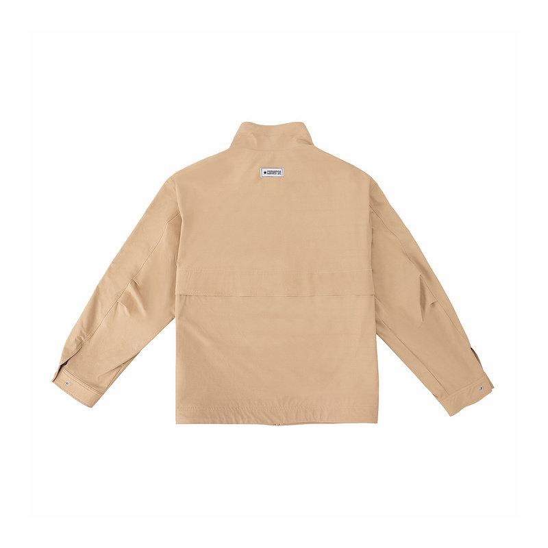 Converse Jackets Unisex Khaki Stand Collar Moderate Other MCJ404-X63