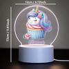 Cute Personalize Custom Unicorn Usb Atmosphere Table Lamp Usb Atmosphere Desk Lamp Usb Atmosphere Table Lamp