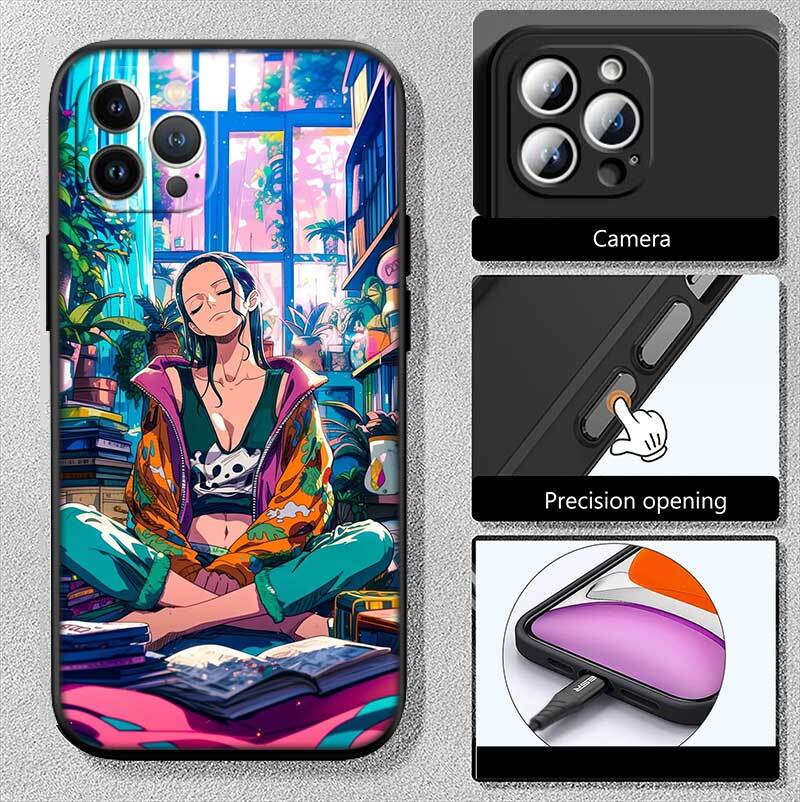 One Piece Nico Robin Phone Case for Samsung S20 S21 S21S S22 S23 S24 FE Ultra Plus Lite F06 F16 M06 M16 M56 A07 A17 A36 A37 A55 A57
