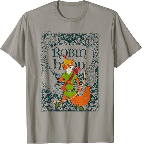 Robin Hood Retro Vintage Distressed T-Shirt S