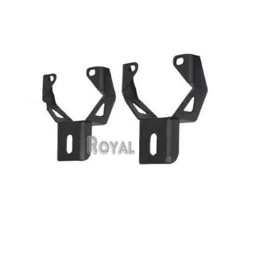 Black "Fog Light Mount Fit for Royal Enfield Scram & Himalayan 411"