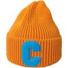 Simple Winter Woolen Big C Letter Hat Women Men Unisex Beanie Cap Outdoor Thick Warm Hip Hop Sport Ski Knitted Hats Console