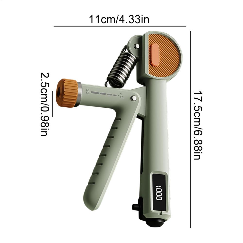 

Hand Grips For Strength Training Hand Strength Trainer Anti-slip Adjustable Ergonomic Gym Equipment For Weightlifting Climbers армія зелений колір