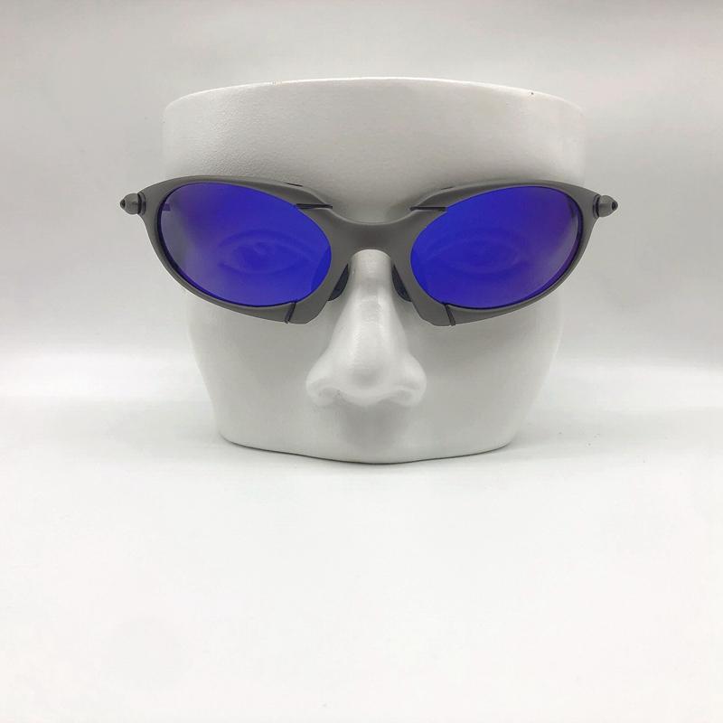 MTB Cycling Sunglasses UV400 Metal Bicycle Goggles for Men Riding Fishing Sports Eyewear