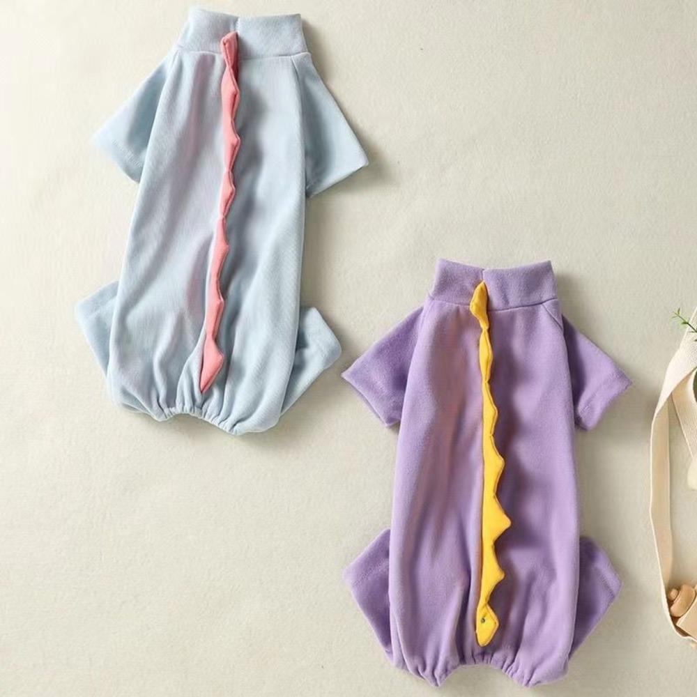 Dinosaur Shape Hairless Cat Thermal Clothing Warm Cat Vest Funny Cat T-shirt  Pets Clothing