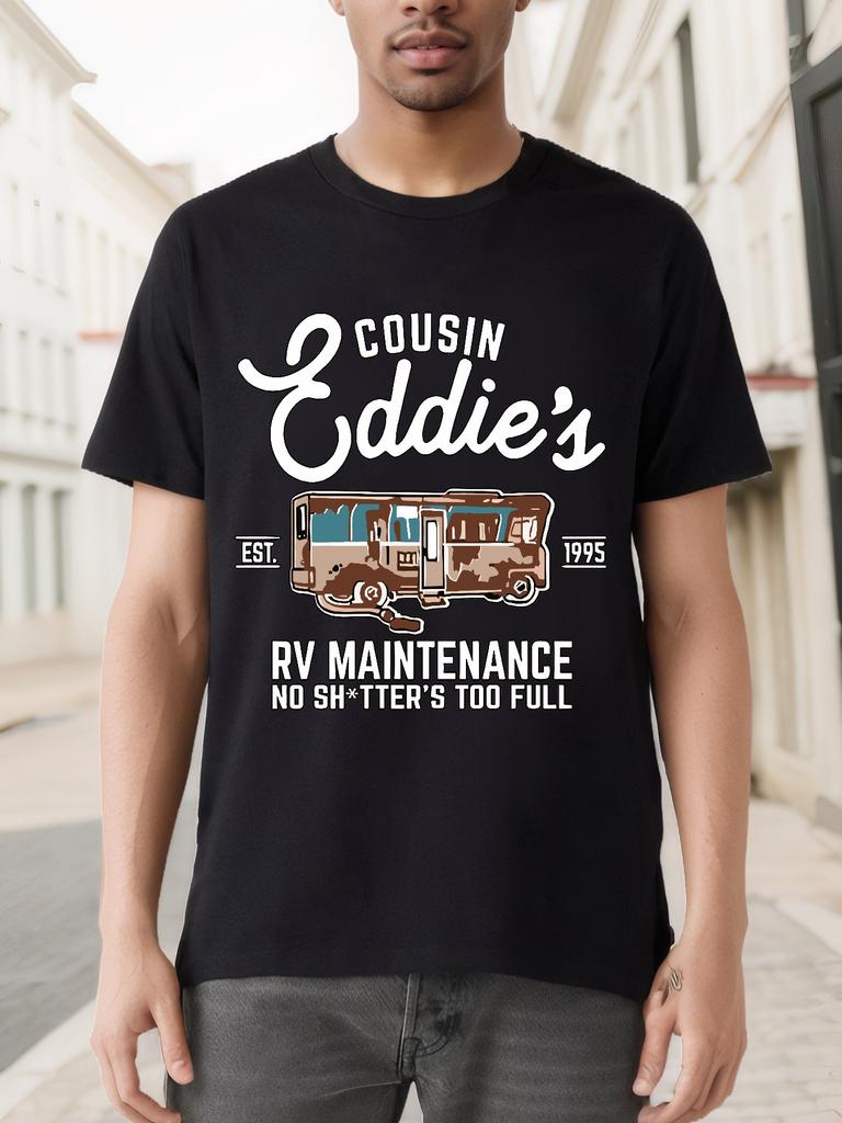 Cousin Maintenance Graphic TShirt 100 Cotton mens Crew Neck Tee Casual Fit Slight Stretch printed Tshirt