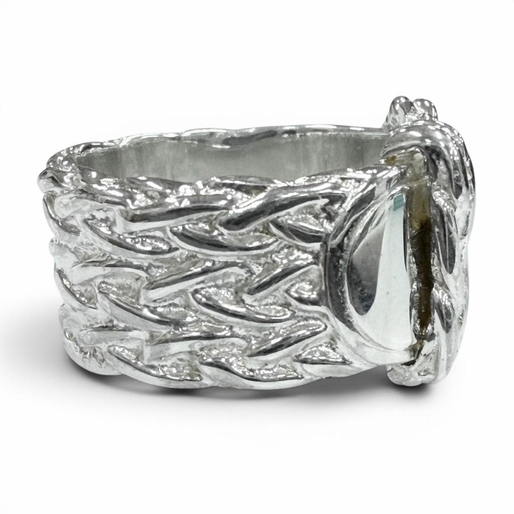 Excellent HERMES Ring ring Diane Silver 925 mens Used