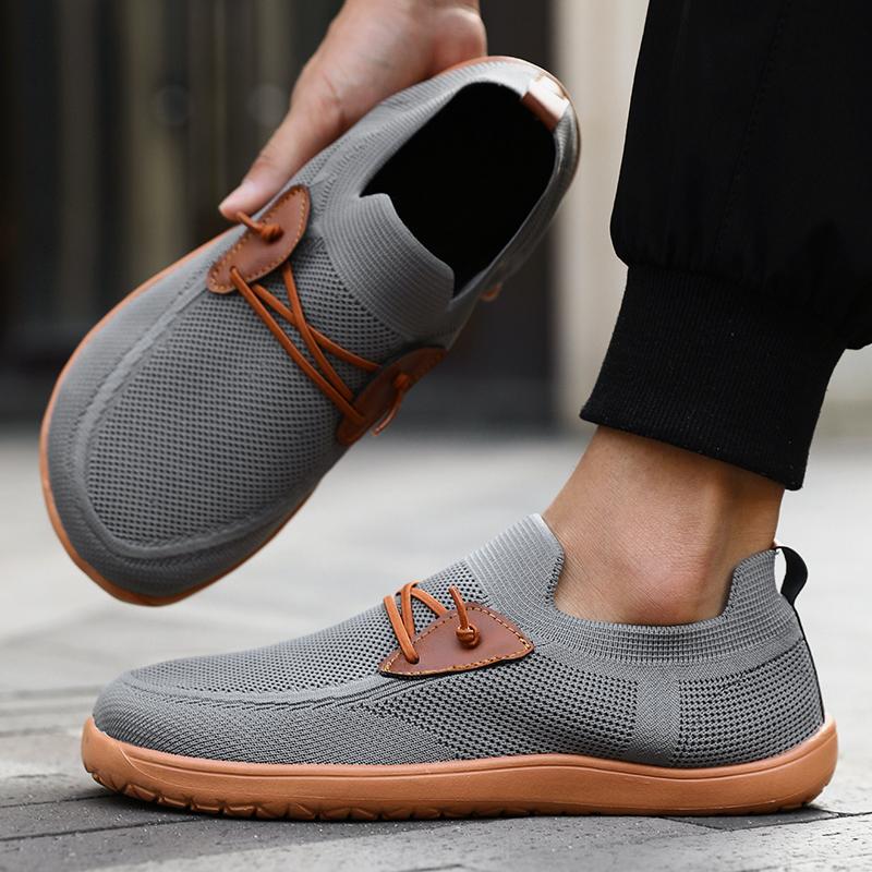 

Wide-Toe-Box Barefoot Shoes for Men Zero Drop Sole Minimalism Walking Shoes Breathable Non-slip Flats Loafer Mens Driving Shoes 40