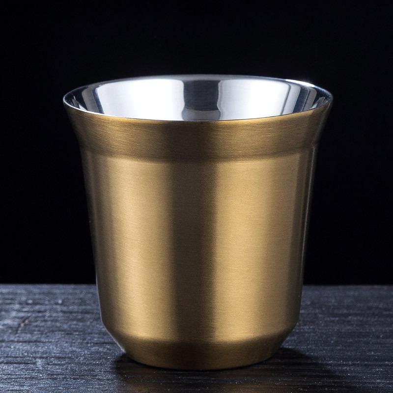 Double-layer Stainless Steel 304 Children's Cup for Keeping Hot Beverages Warm - Coffee Cup, Tea Cup, Wine Cup