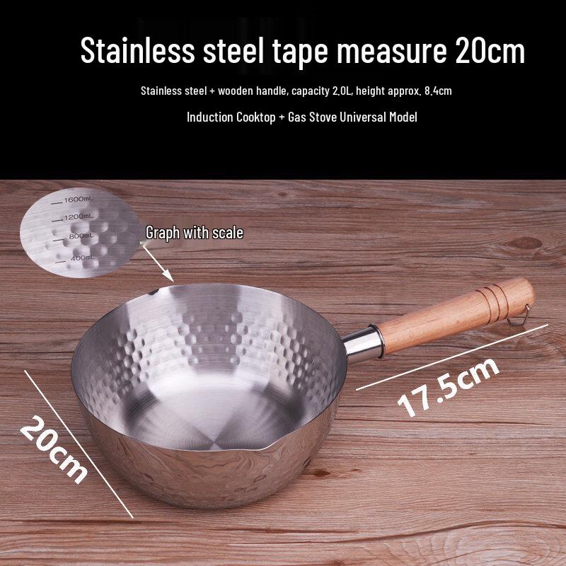 

LIEI Thickened Aluminum Instant Noodle Pot & Frying Pan