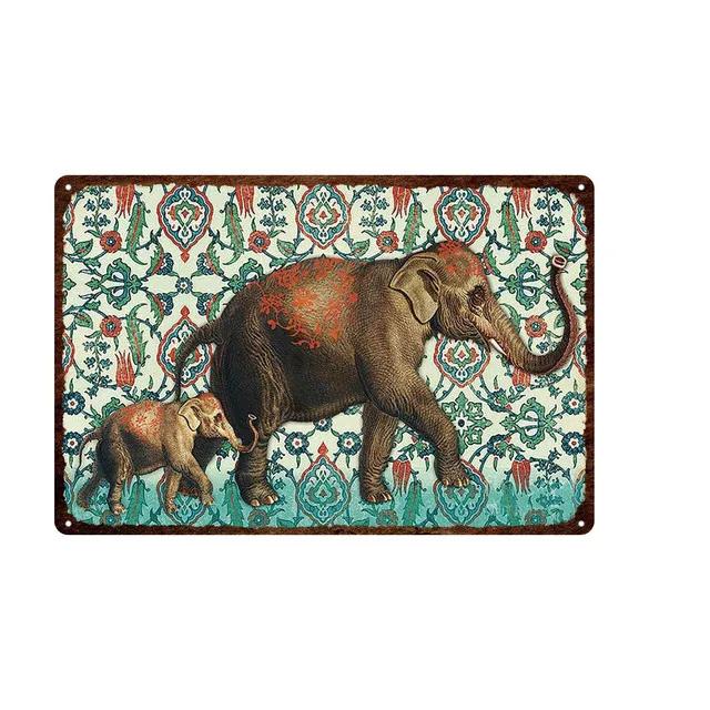 Vintage Farm Fresh Eggs Tin Sign  Rustic Chicken  Horse Metal Plate Poster for Farmhouse Kitchen Wall Decor